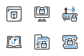 Internet sicherheit  Symbolpack