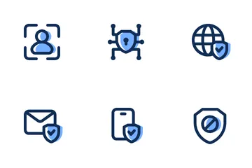 Internet sicherheit Symbolpack