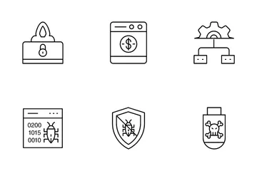 Internet sicherheit Symbolpack