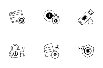 Internet-Sicherheit Symbolpack