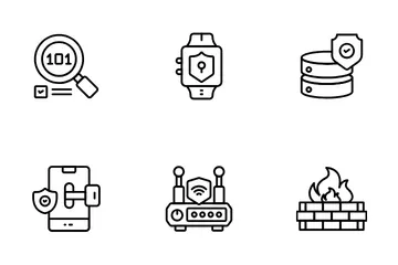 Internet-Sicherheit Symbolpack