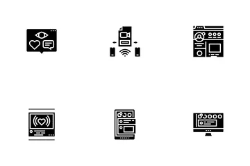 Internet Soziale Medien Symbolpack