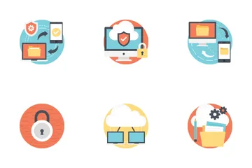 Internet Technology And Security  Icon Pack