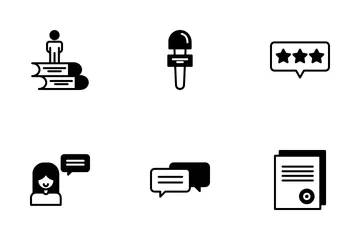 Interview Icon Pack