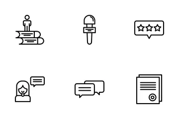 Interview Icon Pack