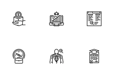 Interview Job Icon Pack