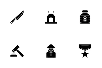 Investigação Criminal Icon Pack