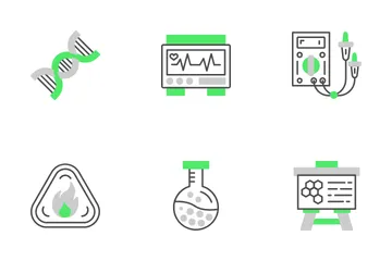 Investigación científica Paquete de Iconos