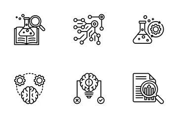 Investigación científica Paquete de Iconos