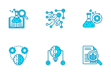 Investigación científica Paquete de Iconos