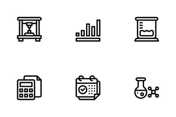 Investigación y desarrollo Paquete de Iconos