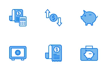 Investimento e Finanças Pacote de Ícones