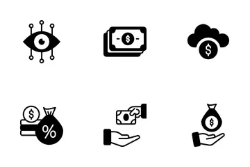 Investissement en actions Pack d'Icônes