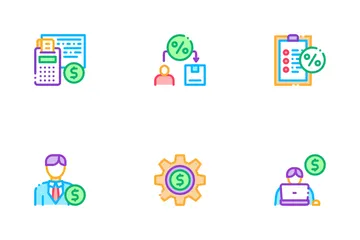 Investor Financial Icon Pack