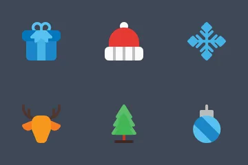 Invierno y navidad Paquete de Iconos