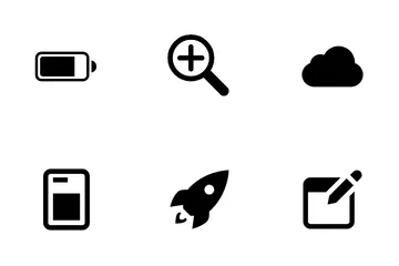 Elementos de la interfaz de usuario de IOS 11 Vol. 1 Paquete de Iconos