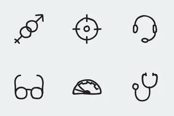 IOS And Android Hand Drawn Icon Pack