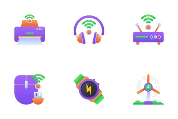 Iot & Smart Technologies Icon Pack