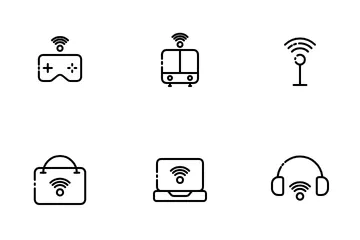 IOT System Controls Icon Pack