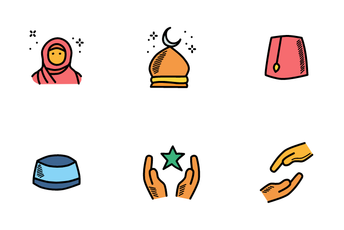 Islam Doodles Icon Pack