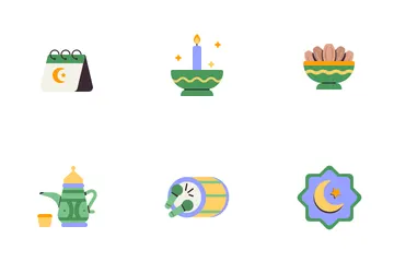 Ramadán islámico Paquete de Iconos