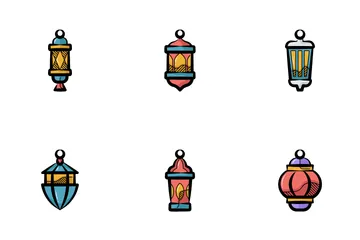 Islamic Lantern Icon Pack