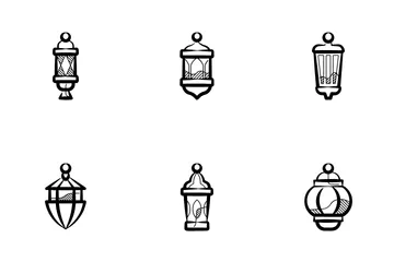 Islamic Lantern Icon Pack