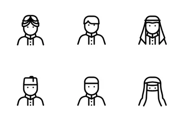 Islamic People Icon Pack
