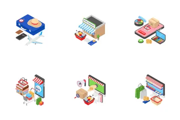 Isometric Concepts Icon Pack