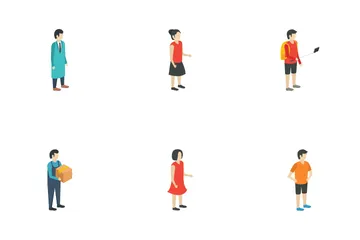 Isometric People Icon Pack
