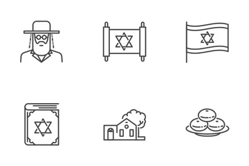 이스라엘 문화 아이콘 팩