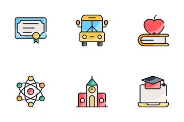 Formazione scolastica Icon Pack