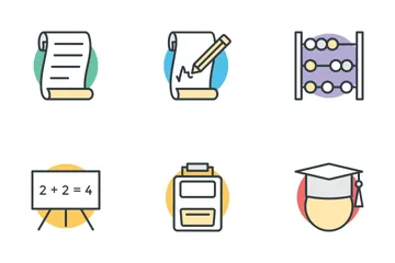 Formazione scolastica Icon Pack