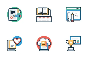 Formazione scolastica Icon Pack