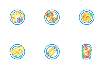 Italian Cuisine Food Pasta Icon Pack