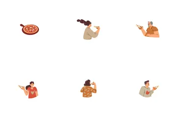 Italian Dinner Icon Pack