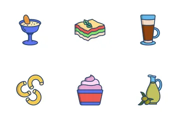 Italian Food Icon Pack