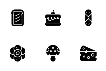 Italienisches Essen Icon Pack