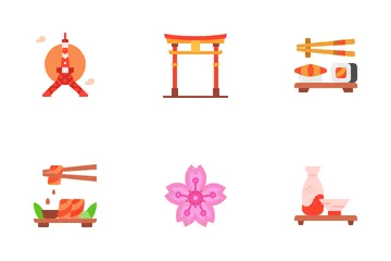 Japón Paquete de Iconos