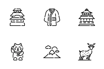 Japan Landmark Icon Pack