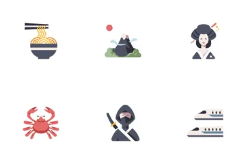 Japan Travel Icon Pack