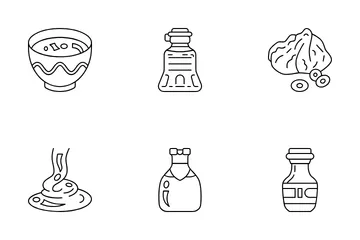 Japanese Condiments Icon Pack