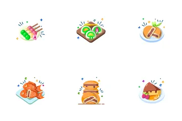 Japanese Dessert Icon Pack