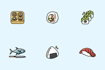 Japanese Food & Sushi Icon Pack