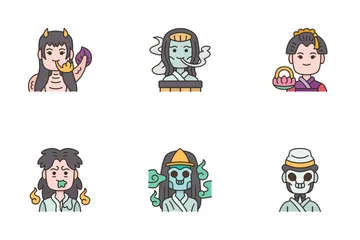Japanese Ghosts Icon Pack