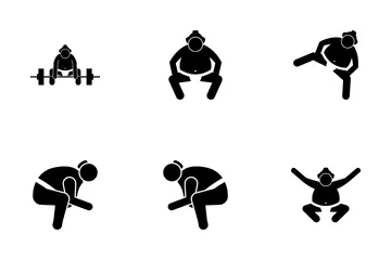 Japanese Sumo Wrestler Icon Pack