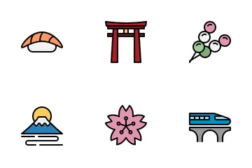 Japón Paquete de Iconos