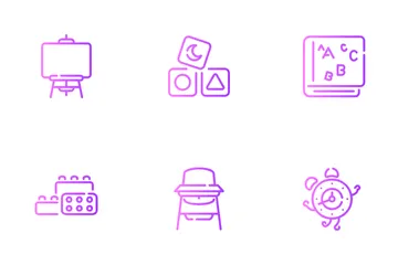 Jardín de infancia Icon Pack