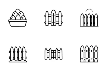 Jardín y naturaleza Paquete de Iconos