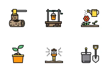 Jardinería Paquete de Iconos